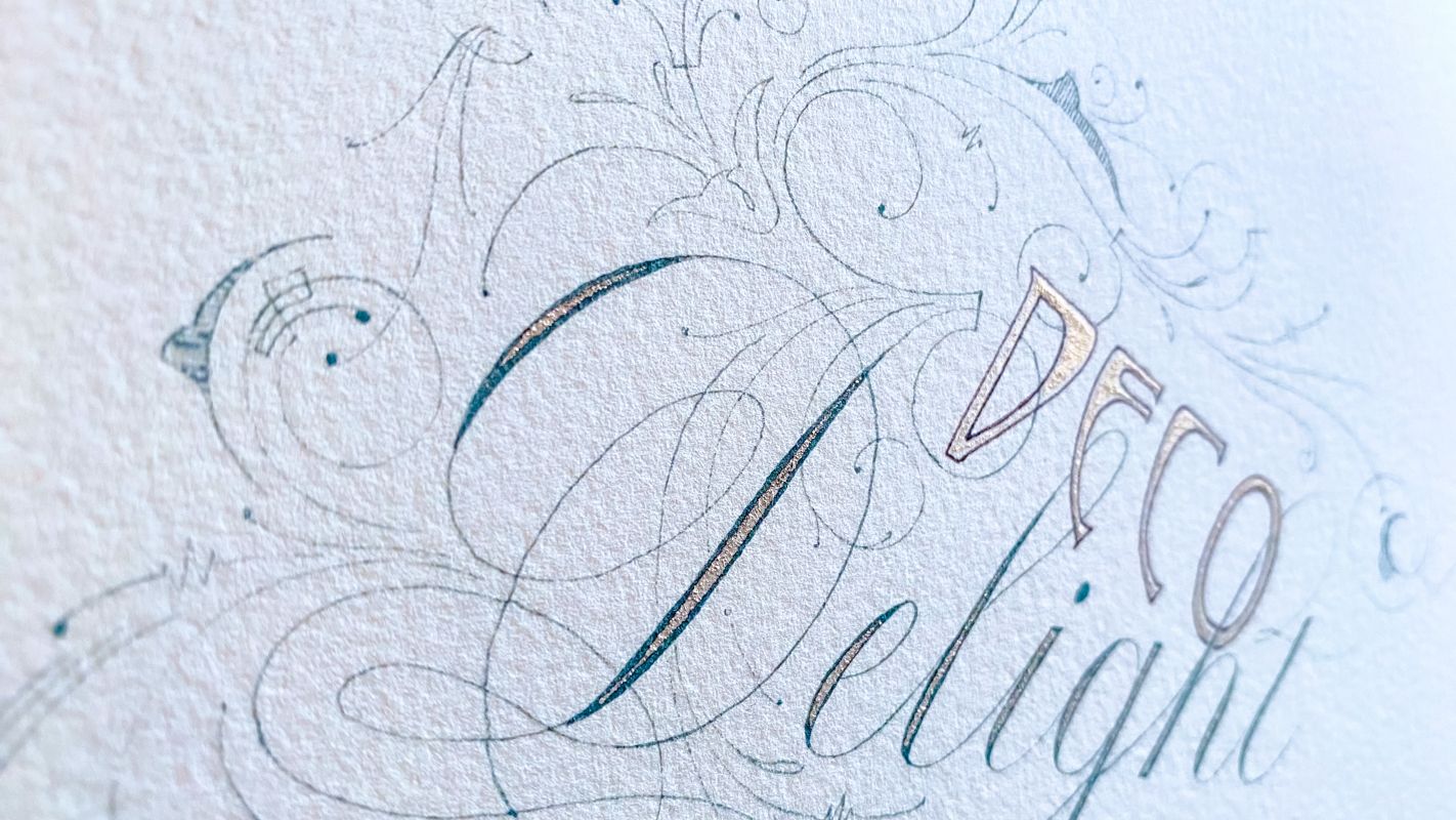 DECO DELIGHT DELICATE ART DECO FLOURISHED DECOR