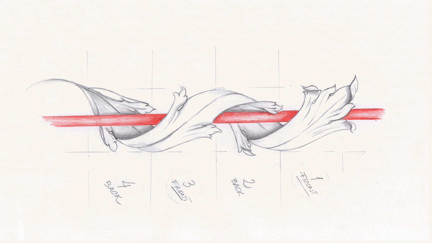DRAWING & PAINTING ACANTHUS DESIGNS