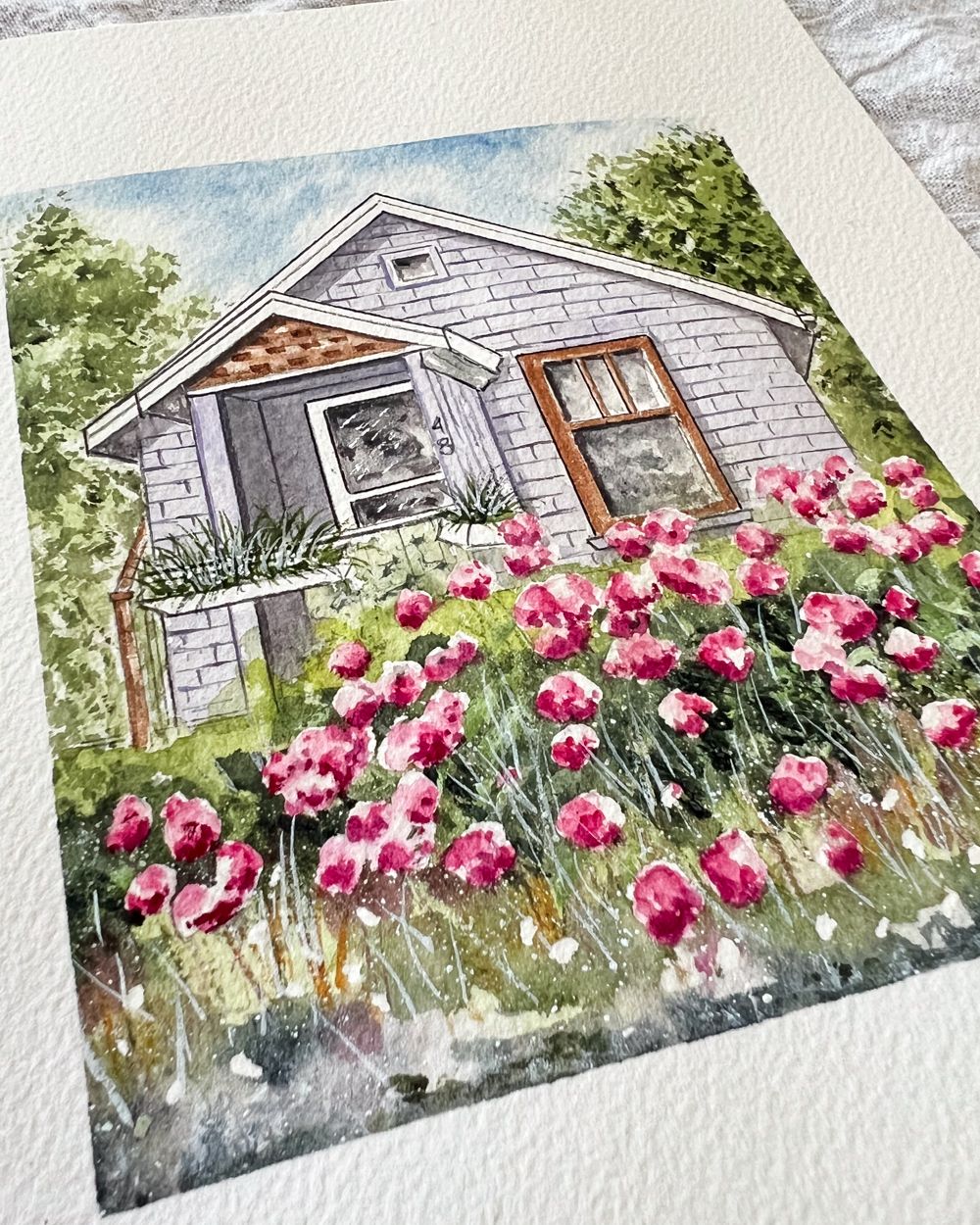 WATERCOLOR HOUSE PORTRAITS