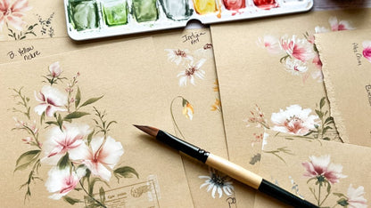 LEARN TO PAINT WEDGE WILDFLOWERS