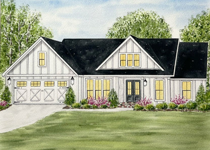 WATERCOLOR HOUSE PORTRAITS