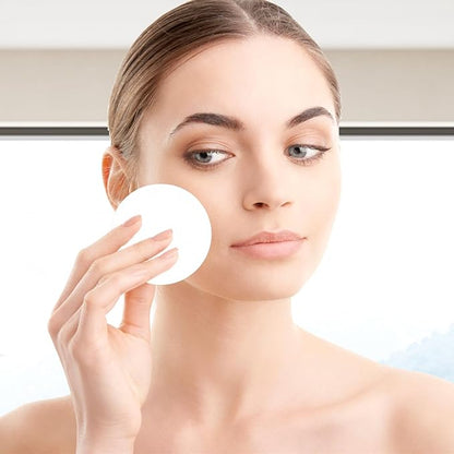 120 Count Compressed Facial Sponges, Face Cleansing Sponge for Estheticians Spa Wash Round Makeup Removal Sponge Pads for Women,Girls Compress Exfoliating Removal Sponge (White)