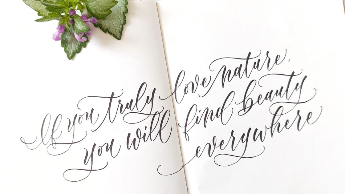 MODERN BRUSH CALLIGRAPHY