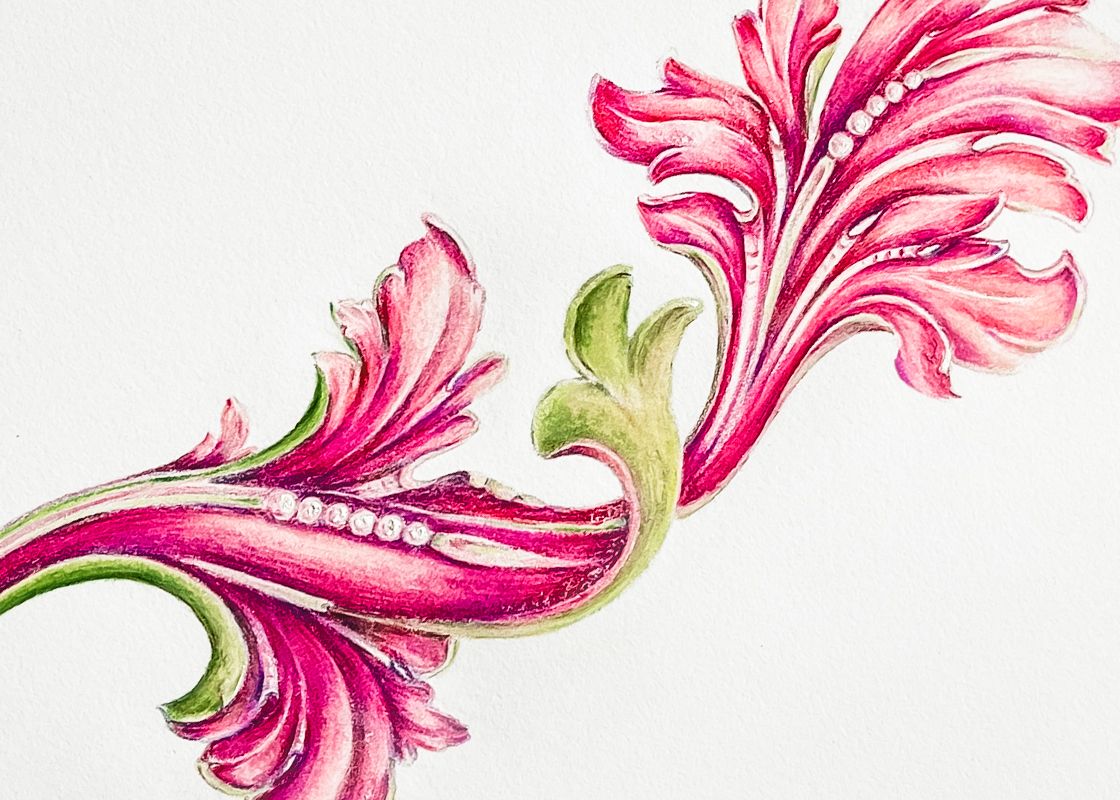 DRAWING & PAINTING ACANTHUS DESIGNS