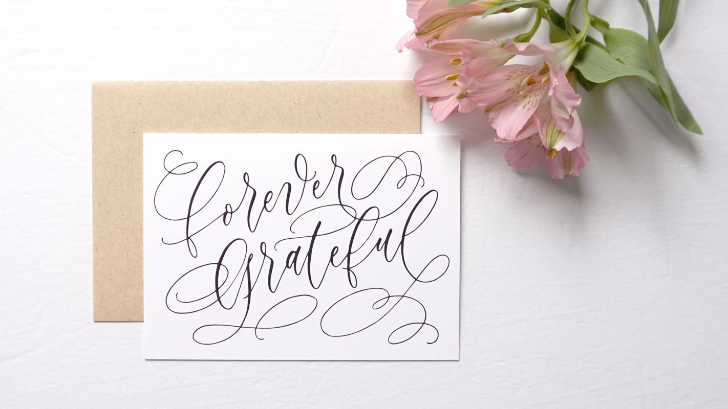 MODERN BRUSH CALLIGRAPHY