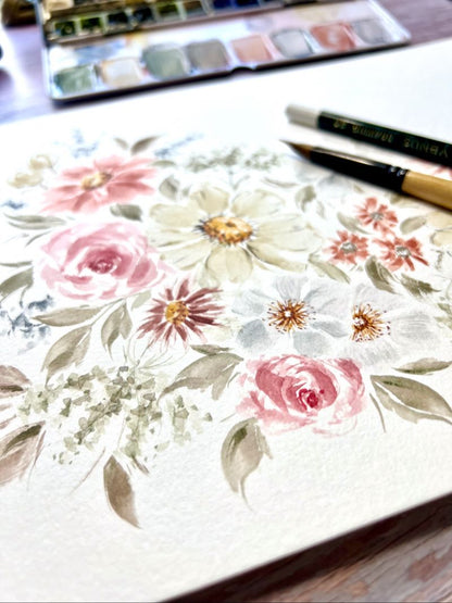 FLORAL DECOR: BORDERS & BANNERS