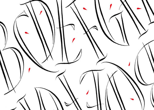 DOUBLE LINE ALPHABET