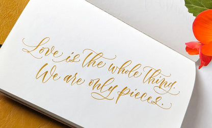 MODERN BRUSH CALLIGRAPHY