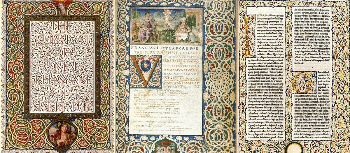 Decorated Borders: White Vines